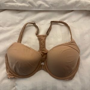 Victoria’s Secret racerback demi front snap bra 34d